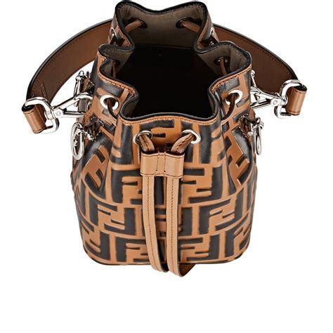 fendi mon tresor mini bucket bag brown|fendi mon tresor mini bag.